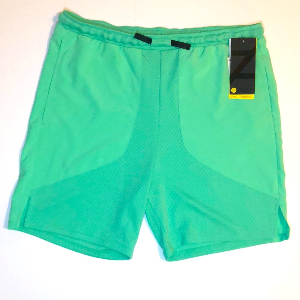 Brand new Zella women’s athletic shorts, size 14-16, elastic waistband.